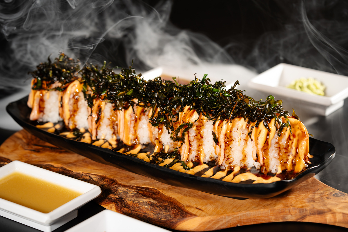 A vibrant, expertly crafted sushi platter from KingdomSushi, the best sushi spot in Fort Lauderdale.