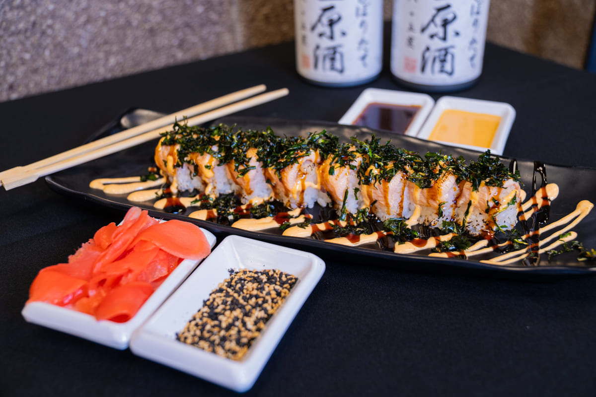 Sushi lunch deals with assorted rolls and nigiri at Kingdom Sushi